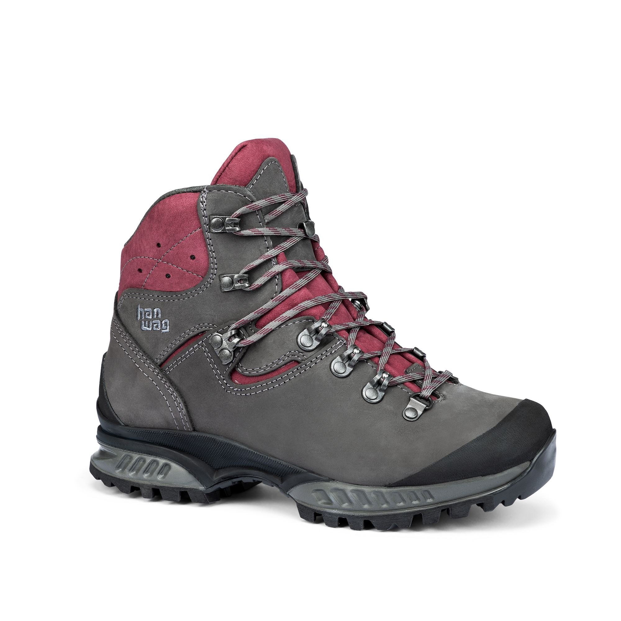 Hanwag Women's Tatra II Trekking Boots Deep Grey/dark Red OCELD8732